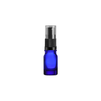 Szklana niebieska butelka z atomizerem 5ml